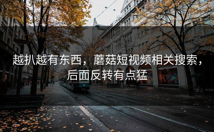 越扒越有东西，蘑菇短视频相关搜索，后面反转有点猛  第1张